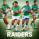 2024 NRL Canberra Raiders Calendar thumbnail