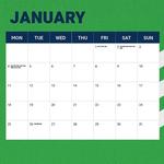 2027 NRL Canberra Raiders Calendar alternate 2