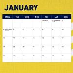 2027 NRL Gold Coast Titans Calendar alternate 2