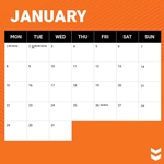 2024 NRL Wests Tigers Calendar alternate 2