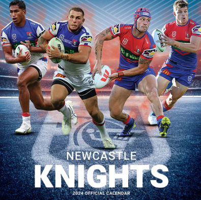 2024 NRL Newcastle Knights Calendar cover