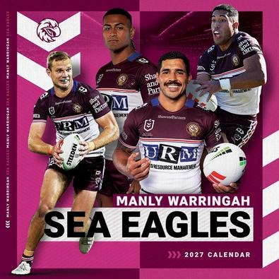 2027 NRL Manly Sea Eagles Calendar cover