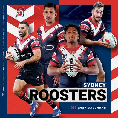 2027 NRL Sydney Roosters Calendar cover