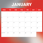 2026 NRL St George Illawarra Dragons Calendar alternate 2