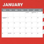 2027 NRL St George Illawarra Dragons Calendar alternate 2