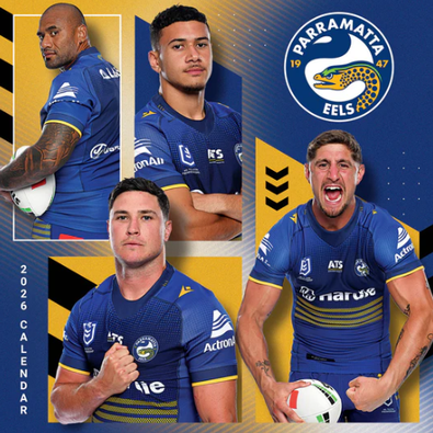 2026 NRL Parramatta Eels Calendar cover