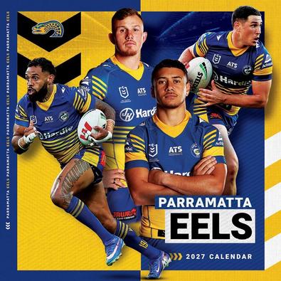 2027 NRL Parramatta Eels Calendar cover