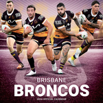 2024 NRL Brisbane Broncos Calendar thumbnail