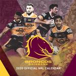 NRL Brisbane Broncos 2020 Calendar