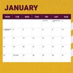 2027 NRL Brisbane Broncos Calendar alternate 2