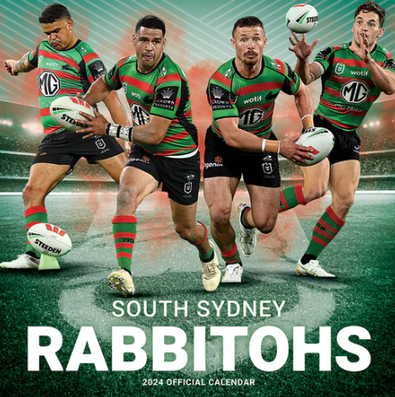 2024 NRL South Sydney Rabbitohs Calendar cover