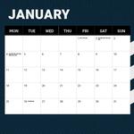 2027 NRL Penrith Panthers Calendar alternate 2