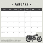 2026 Best of British Motorcycles Calendar alternate 2