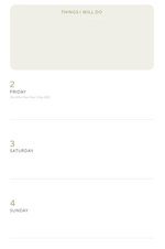 2026 Wellbeing Calm Diary alternate 2