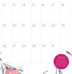 2026 Big Dates Easy to See Australiana Calendar alternate 2