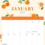 2027 Big Dates Easy-To-See Calendar alternate 1
