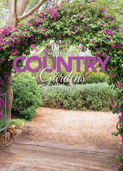 2024 Australian Country Gardens Diary cover