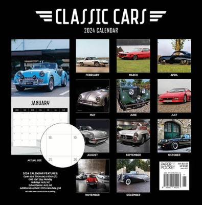 2024 Classic Cars Calendar - isubscribe.com.au