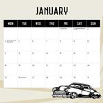 2027 Classic Cars Calendar alternate 2