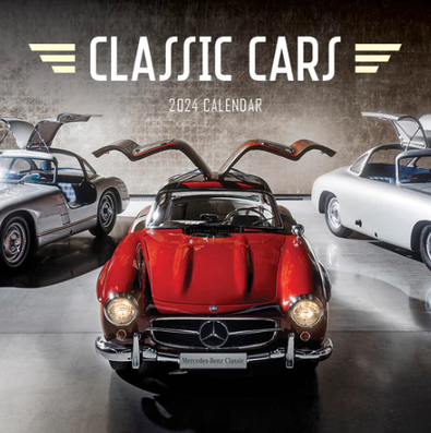 2024 Classic Cars Calendar cover