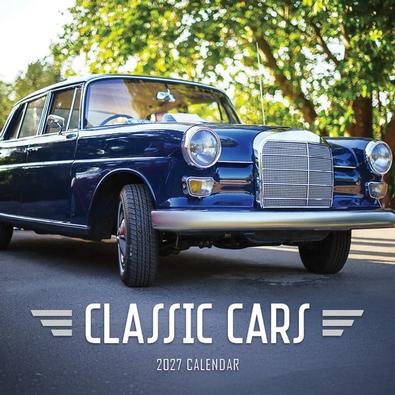2027 Classic Cars Calendar cover