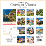 2026 Europe's Most Charming Villages Calendar alternate 3