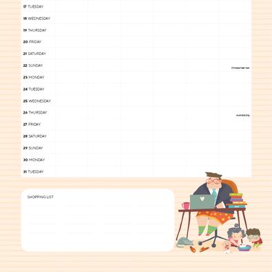2023 Family Planner Calendar - isubscribe.com.au