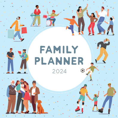 2024 Family Planner Calendar cover