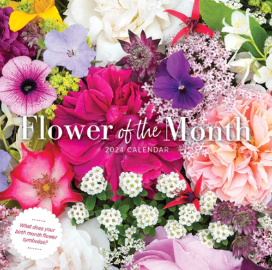 2024 Flower of the Month Calendar cover