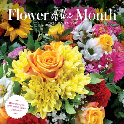 2026 Flower of the Month Calendar cover