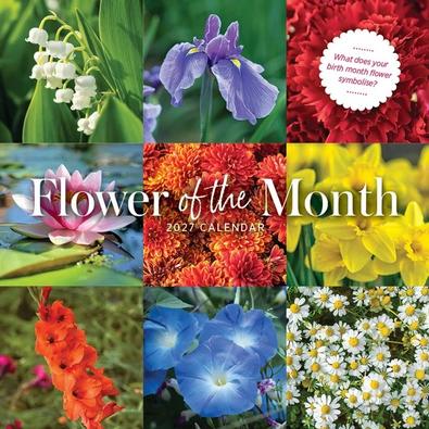 2027 Flower of the Month Calendar cover