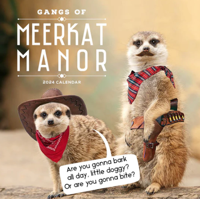 2024 Gangs of Meerkat Manor Calendar cover