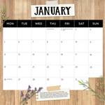 2026 Highland Cows Calendar alternate 2