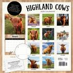 2026 Highland Cows Calendar alternate 3