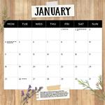 2027 Highland Cows Calendar alternate 2