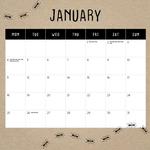 2027 Meerkats Calendar alternate 2
