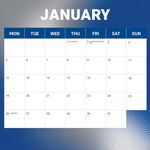 2026 NRL Canterbury- Bankstown Bulldogs Calendar alternate 2