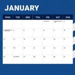 2027 NRL Canterbury- Bankstown Bulldogs Calendar alternate 2