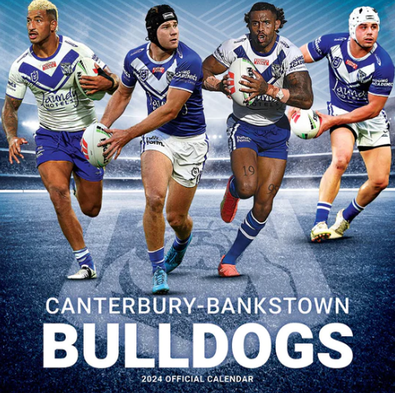 2024 NRL Canterbury- Bankstown Bulldogs Calendar cover