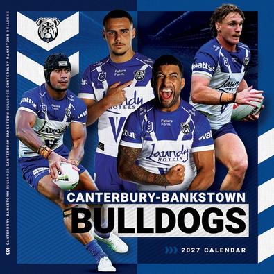 2027 NRL Canterbury- Bankstown Bulldogs Calendar cover