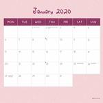 WellBeing Yoga 2020 Calendar alternate 1
