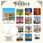 2024 Romantic France Calendar alternate 3