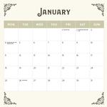 2027 Romantic France Calendar alternate 2
