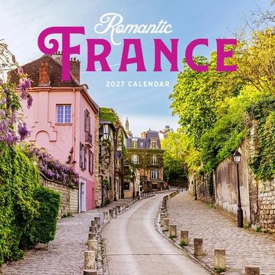 2027 Romantic France Calendar cover