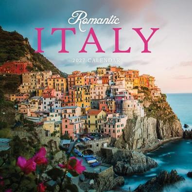 2027 Romantic Italy Calendar cover