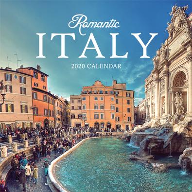 Romantic Italy 2020 Calendar cover