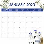 Romantic Greece 2020 Calendar alternate 1