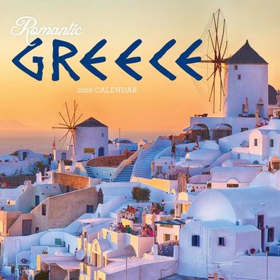2026 Romantic Greece Calendar cover