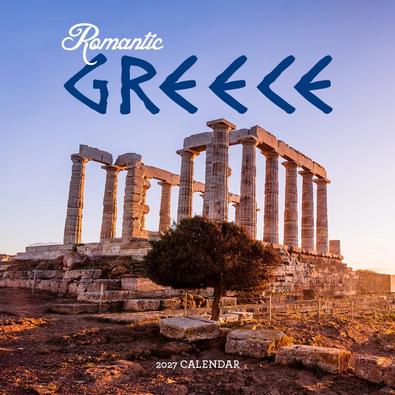 2027 Romantic Greece Calendar cover