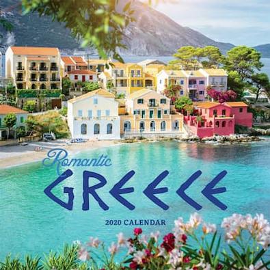 Romantic Greece 2020 Calendar cover